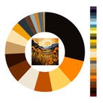 Colour wheel / palette