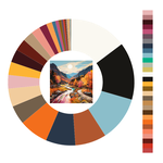 Colour wheel / palette