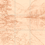 Sepia sketch with grid