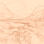 Sepia sketch