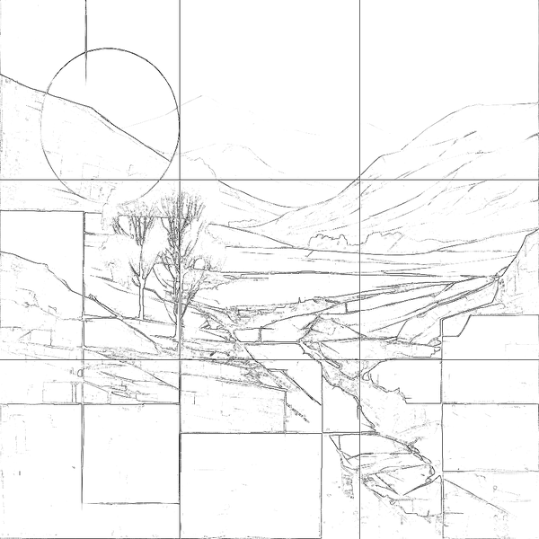 Sketch with grid