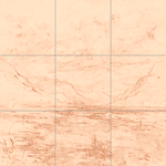 Sepia sketch with grid