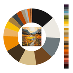 Colour wheel / palette