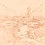 Sepia sketch