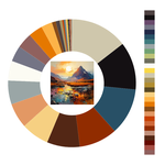 Colour wheel / palette