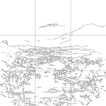 Line drawing with grid