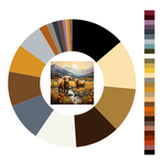 Colour wheel / palette