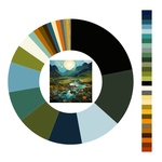 Colour wheel / palette