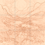 Sepia sketch with grid