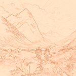 Sepia sketch