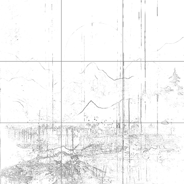 Sketch with grid