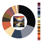 Colour wheel / palette