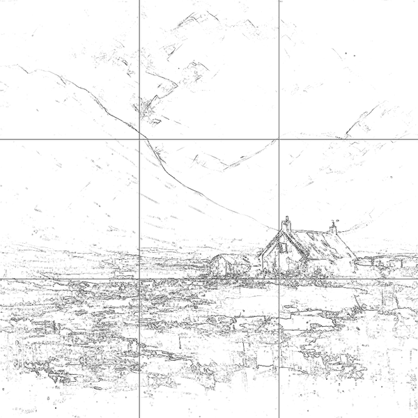 Sketch with grid