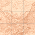 Sepia sketch with grid