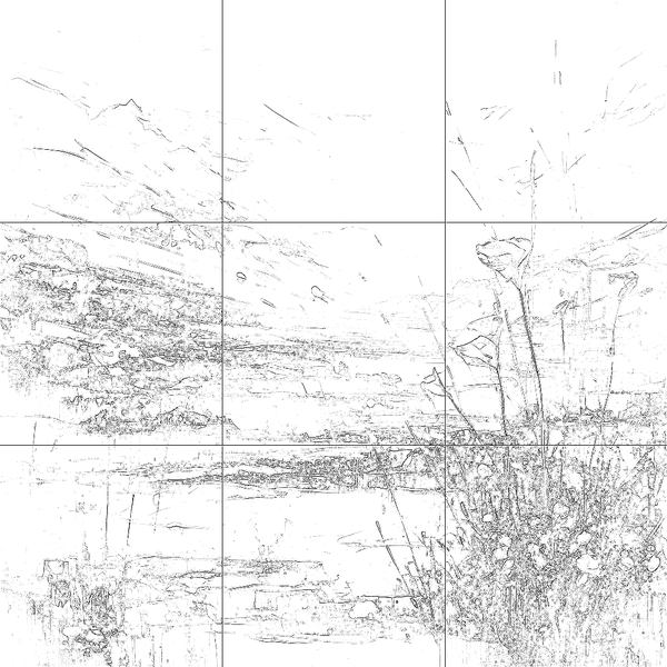 Sketch with grid