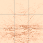 Sepia sketch with grid