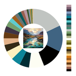 Colour wheel / palette