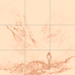 Sepia sketch with grid