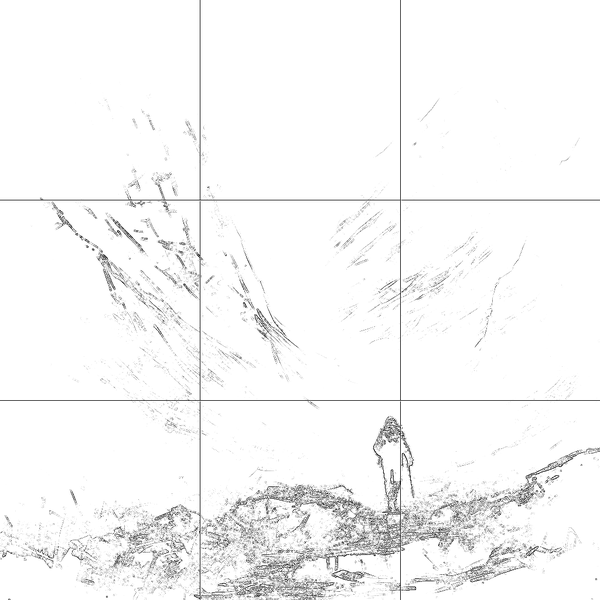 Sketch with grid