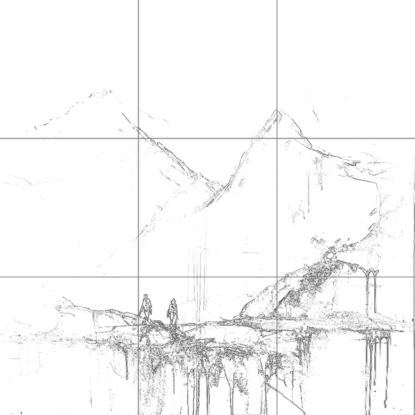 Sketch with grid