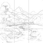 Sketch with grid