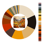 Colour wheel / palette