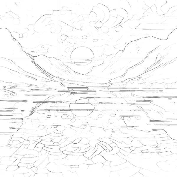 Sketch with grid