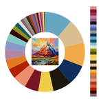 Colour wheel / palette