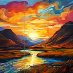 Painting with grid