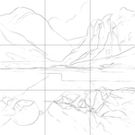 Sketch with grid