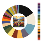 Colour wheel / palette