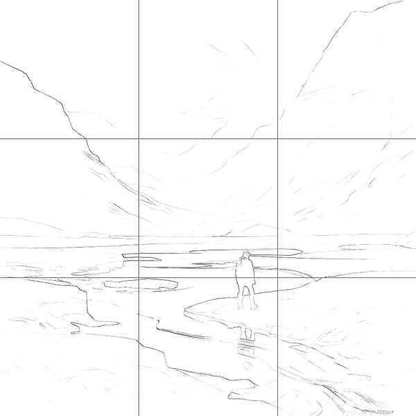 Sketch with grid