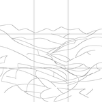 Line drawing with grid