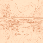 Sepia sketch