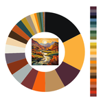 Colour wheel / palette