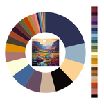 Colour wheel / palette