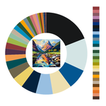 Colour wheel / palette