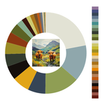 Colour wheel / palette