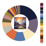 Colour wheel / palette