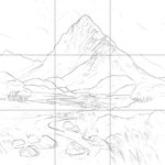 Sketch with grid
