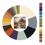 Colour wheel / palette