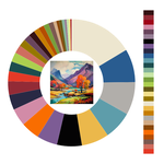 Colour wheel / palette