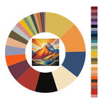 Colour wheel / palette