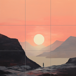 Painting with grid