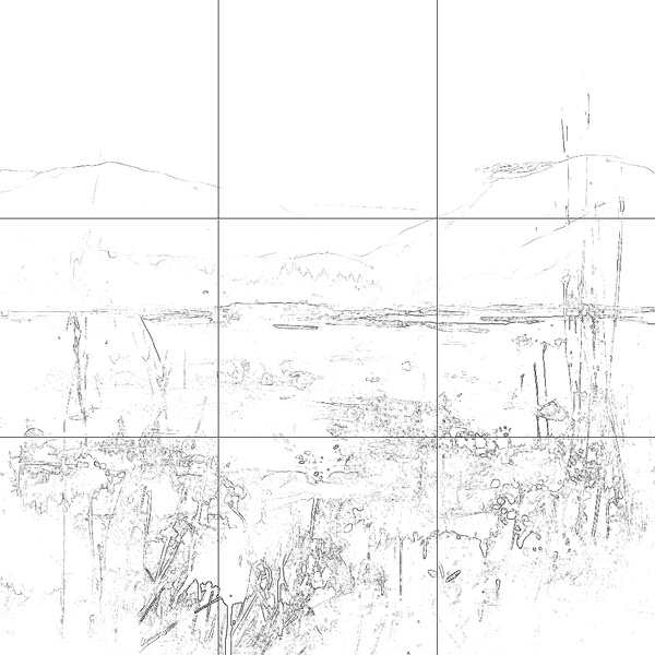 Sketch with grid