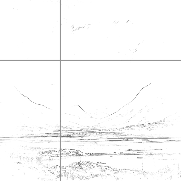 Sketch with grid