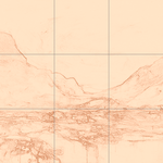 Sepia sketch with grid