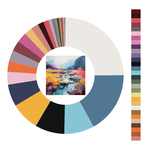 Colour wheel / palette