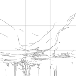 Line drawing with grid