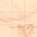 Sepia sketch with grid